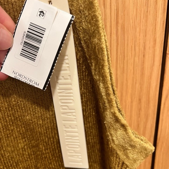 LaPointe | Racerback | Luxe Chenille | Tank Top | Moss Green | XS | NWT - Picture 5 of 9